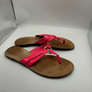 Lilly Pulitzer McKim Thong Sandal on Coral Pink Size 8.5M